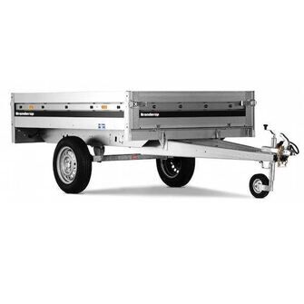 Brenderup 3205 S trailer - 500 kg. - set skråt forfra